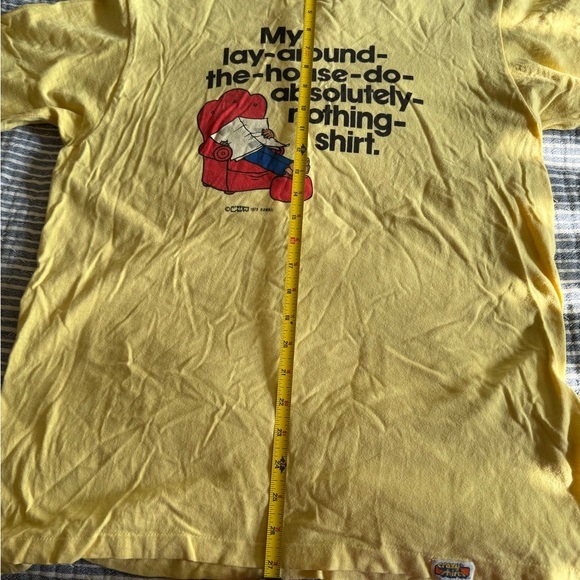 VINTAGE 1970s CRAZY SHIRT HAWAII MY LAY AROUND THE HOUSE AND DO NOTHING SHIRT - Picture 9 of 12